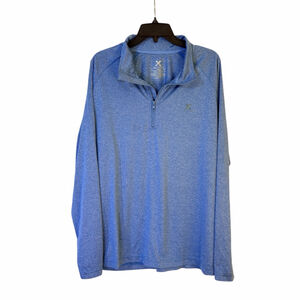 Celebrity Cruises Men's Blue Heather 1/4 Zip Pullover - Size L - b13